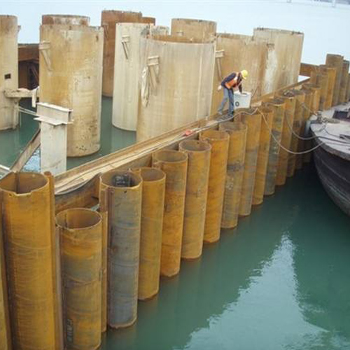 安阳钢护筒现场安装